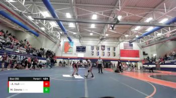 100 lbs Cons. Semi - Annika Hull, Naperville (Central) vs Mya Downs, Stanford (Olympia)