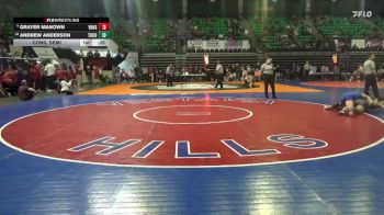7A 157 lbs Cons. Semi - Grayer Manown, Vestavia Hills vs Andrew Anderson, Tuscaloosa County