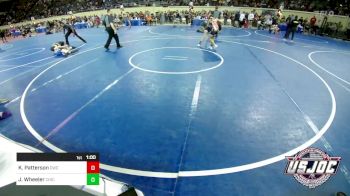 100 lbs Round Of 16 - Katelyn Patterson, Cache Wrestling Club vs Jaeden Wheeler, Chickasha Youth Wrestling