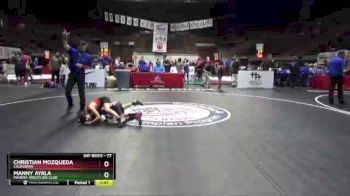 77 lbs 5th Place Match - Christian Mozqueda, California vs Manny Ayala, Madera Wrestling Club