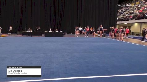 Ella Svoboda - Women's Group, Cedar Valley Gymnastics - 2021 Women's Xcel Region 4 Championships