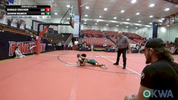 76 lbs Final - Donald Crocker, Carroll Wrestling Club vs Jaxson Dilbeck, Woodland Wrestling Club