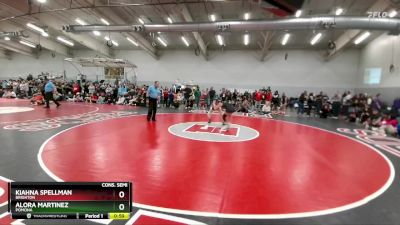 115 lbs Cons. Semi - Kiahna Spellman, Brighton vs Alora Martinez, Pomona