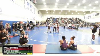 235 lbs Round 3 - Jazlyne Zaragoza, Rancho Cucamonga High School vs Raina Hernandez, Eastvale Elite