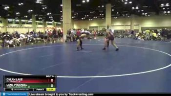 170 lbs Round 9 (10 Team) - Lane Presnell, Terre Haute South (2) vs Dylan Lake, STL Orange