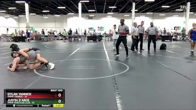 130 lbs Cons. Semi - Justin D`Arce, Prime Wrestling Club vs Dylan Yannick, Owen J Robert