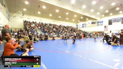 70 lbs Round 1 - Derek Cruz, Legacy WC vs Adrian Morales, SoCal Hammers WC