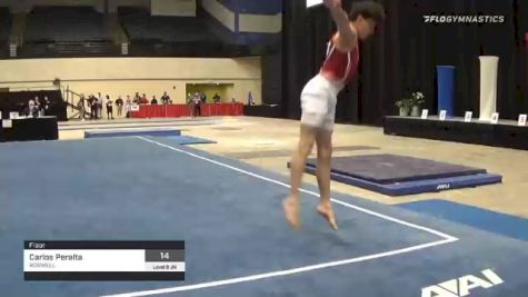Carlos Peralta - Floor, ROSWELL - 2021 USA Gymnastics Development Program National Championships