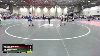132A 1st Place Match - Zachary Bleess, Grain Valley vs William Hendricks, Canyon Randall