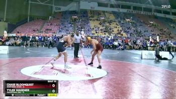 165 lbs Quarters & 1st Wb (16 Team) - Tyler Wagener, Augustana (SD) vs Chase Bloomquist, Northern State