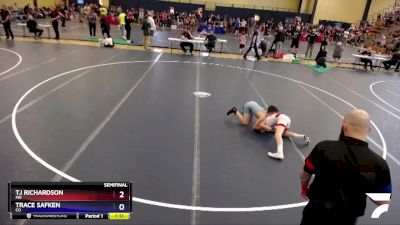 92 lbs Semifinal - Tj Richardson, MN vs Trace Safken, CO