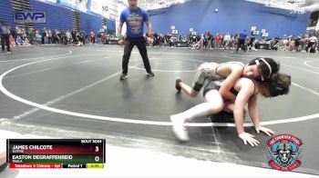 88-95 lbs Cons. Semi - James Chilcote, SlyFox vs Easton DeGraffenreid, Paola