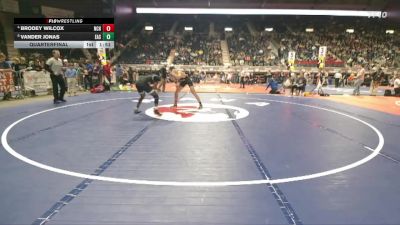 4A-150 lbs Quarterfinal - Vander Jonas, Cheyenne East vs Brodey Wilcox, Natrona County
