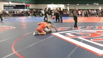 106 lbs Round Of 128 - Cache Williams, OK vs Derik Kiefer, GA