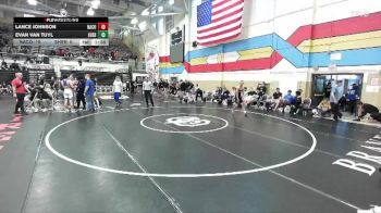 132 lbs Quarters & 1st Wb (16 Team) - Evan Van Tuyl, Sheridan vs Lance Johnson, Natrona County