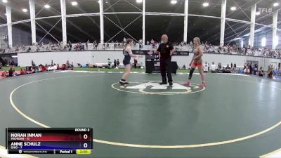 127 lbs Round 3 (6 Team) - Norah Inman, Michigan vs Anne Schulz, Ohio