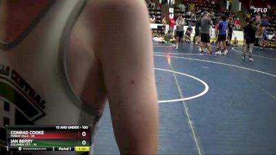 100 lbs Semifinal - Conrad Cooke, Forest Hills vs Ian Berry, Columbia City