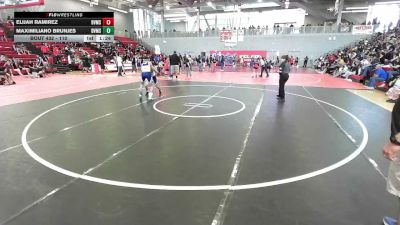 110 lbs Round 2 - Elijah Ramirez, Del Valle Middle vs Maximiliano Brunjes, Del Valle Middle