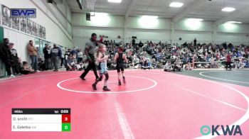 46 lbs Semifinal - Dawson Smith, Sallisaw Takedown Club vs Emilee Galetka, Viking Wrestling Club