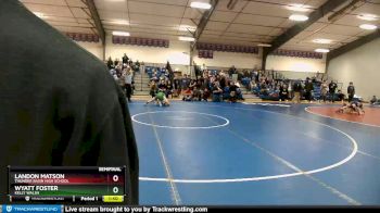 120 lbs Semifinal - Landon Matson, Thunder Basin High School vs Wyatt Foster, Kelly Walsh