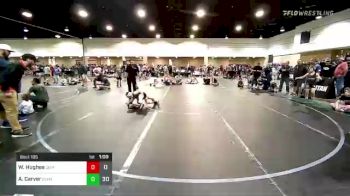 76 lbs Final - Will Hughes, Jefferson Wrestling Club vs Aidan Carver, Olympia National