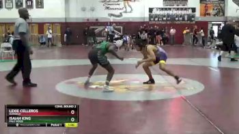 126 lbs Cons. Round 2 - Isaiah King, Palo Verde vs Lexie Celleros, Durango