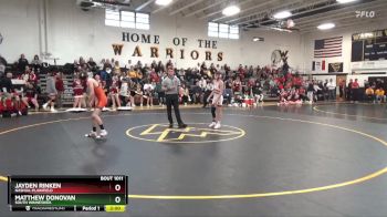 106 lbs Round 3 - Simon Wollner, Newman Catholic vs Garner Lange, Waukon