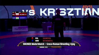 63kg Bronze - Mairbek Salimov, POL vs  Krisztian Kecskemeti, HUN