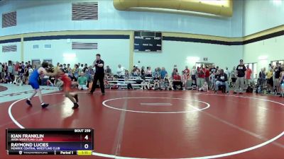 70 lbs 1st Place Match - Kian Franklin, Avon Wrestling Club vs Raymond Lucies, Monroe Central Wrestling Club