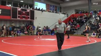 130 lbs Cons. Round 3 - Elyse Caviel, Iowa City Liberty vs Adelyn McDonald, Benton Community