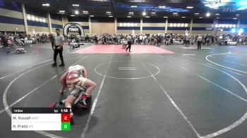 141 lbs Rr Rnd 1 - Morgan Russell, Westside WC vs Nat?aani Prado, Atc