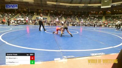 60 lbs Quarterfinal - Bentley Newman, Illinois Valley Youth Wrestling vs Julian Palafox, Southwest Stallions Wrestling Club