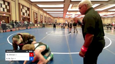 138 lbs Round Of 32 - Brodie Altman, Va vs Adam St. Cyr, Me