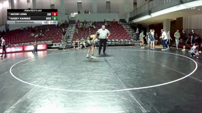 94 lbs Quarterfinal - Jacob Long, Noke Wrestling RTC vs Kasey Karnes, Hanover Hawkeye Youth Wrestlin