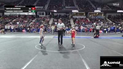 64 lbs Champ. Round 1 - Baylor Bowman, Columbus vs Hudsen Crist-Funk, Manhattan