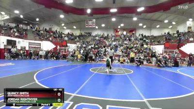 45 lbs Semifinal - Jordan Rightmyer, Cloverdale Wrestling Club vs Quincy Smith, Avon Wrestling Club