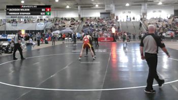 AA 215 lbs Cons. Round 2 - Jackson Wilson, Ravenwood High School vs Herman Stephen, Mt. Juliet High School