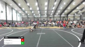 46 lbs Rr Rnd 1 - Hunter Carlyle, Mat Demon WC vs Kai Fusco, Sandpoint Legacy WC
