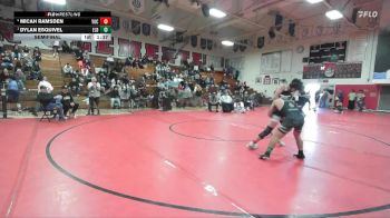 113 lbs Semifinal - Dylan Esquivel, El Dorado vs Micah Ramsden, Yucaipa