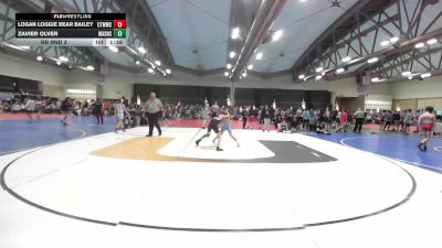 85 lbs Rr Rnd 3 - LOGAN LOGGIE BEAR BAILEY, CTWhale vs Zavier Olver, Mat Assassins Red