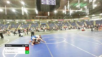 190 lbs 3rd Place - David Bevington, Pueblo vs Hunter Humphrey, Colorado Top Team