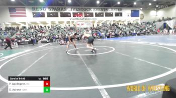 135 lbs Consi Of 64 #2 - Parker Applegate, JWC vs DJ Acheta, Evergreen Valley Wrestling Club