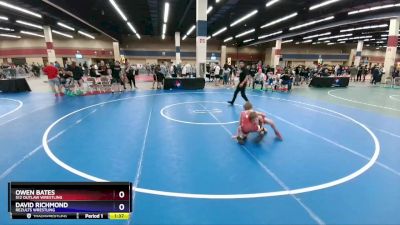 71 lbs Cons. Round 1 - Owen Bates, 512 Outlaw Wrestling vs David Richmond, ReZults Wrestling