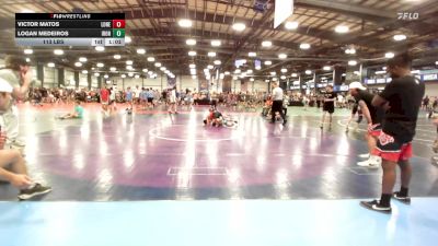 113 lbs Rr Rnd 1 - Victor Matos, Lone Star Legends vs Logan Medeiros, Iron Faith Wrestling