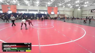 197 lbs Semifinal - Anthony Cascen, Oswego State vs Carson Licastri, Oneonta State