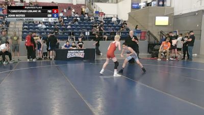 75 lbs Cons. Semis - Christopher LeBlanc Jr., Powell Wrestling Club vs John Motes, Gold Rush Wrestling