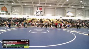62 lbs Cons. Semi - Leo Mastrosimone, GPS Wrestling Club vs Tristan Batohie, Club Not Listed