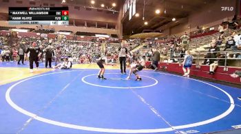 80 lbs Cons. Semi - Hank Klotz, Pottsville Apache Youth Wrestling vs Maxwell Williamson, Bentonville Wrestling Club