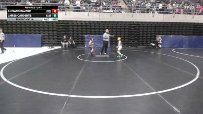 48 lbs Round Of 16 - Luciano Pavone, Broomall vs James Cardente, Hampton