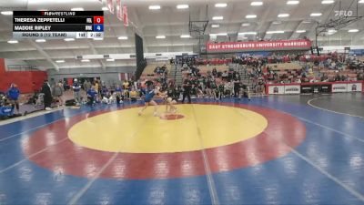 117 lbs Round 5 (12 Team) - Theresa Zeppetelli, Felician vs Maddie Ripley, Western New England